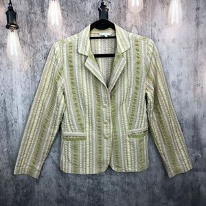 CAbi Colorful Striped Bohemian Blazer Jacket Sz 8